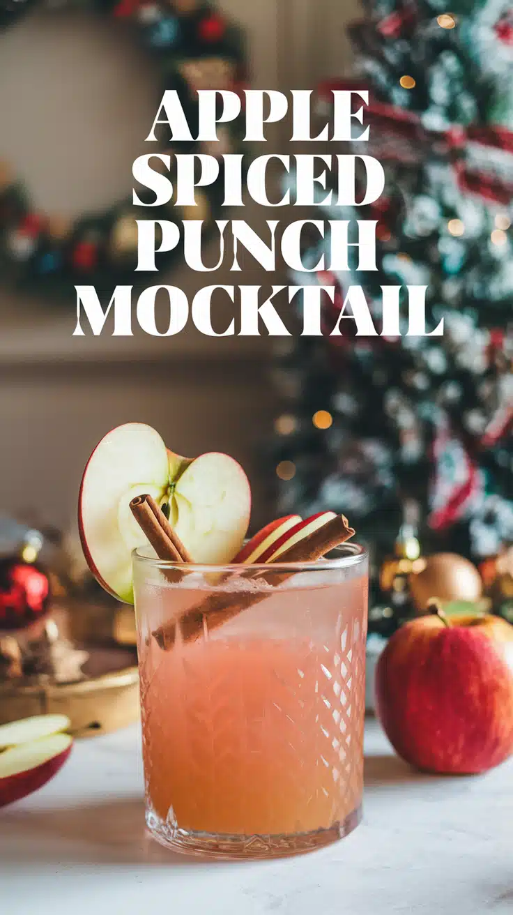 Apple Spiced Punch Mocktail