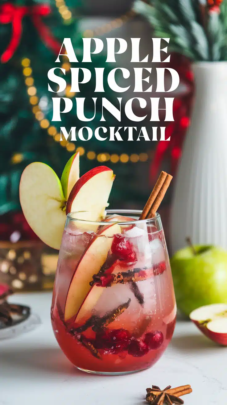 Apple Spiced Punch Mocktail