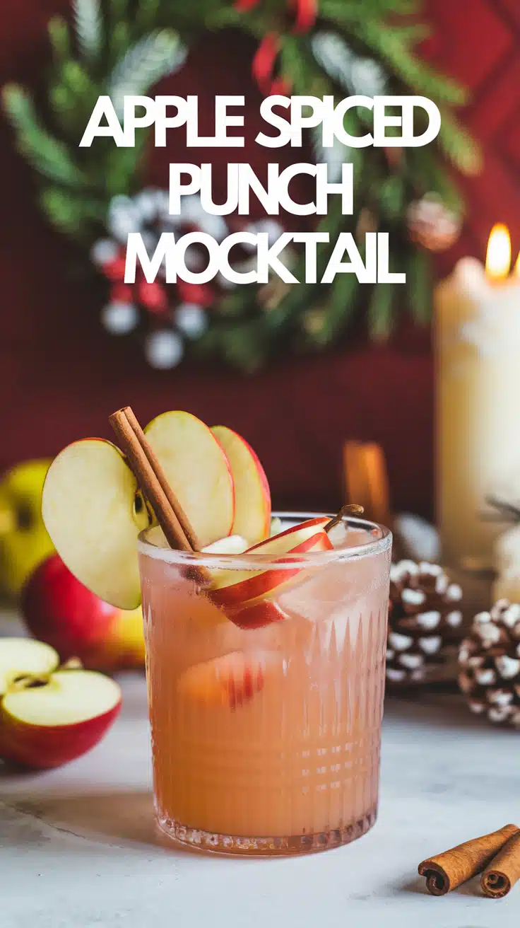 Apple Spiced Punch Mocktail