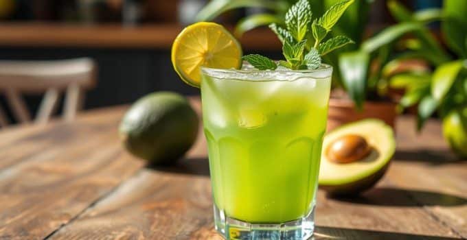 Avocado Lime Mocktail