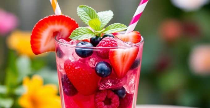 Berry Smash Mocktail