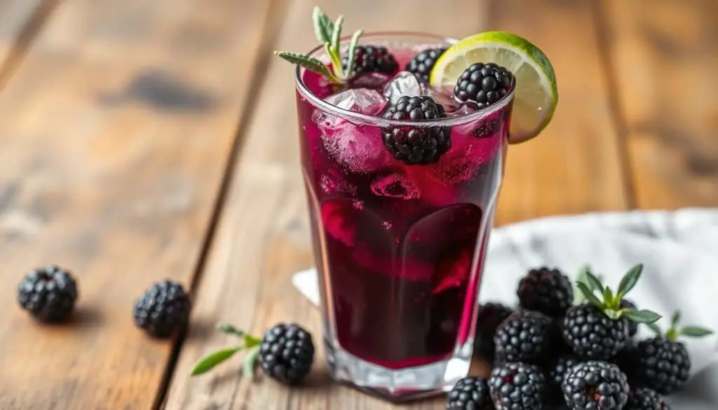 Blackberry Sage Fizz Mocktail
