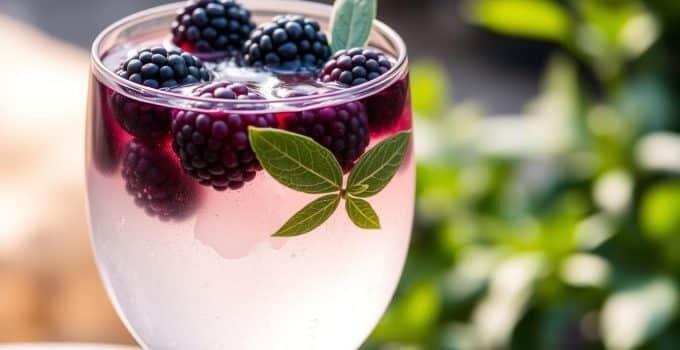 Blackberry Sage Fizz Mocktail