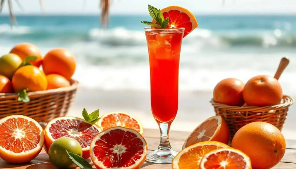 Blood Orange Mocktail