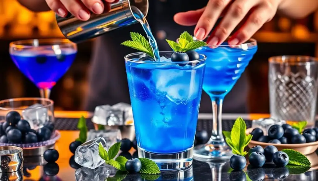 Blueberry Cocktail Mixing Techniques