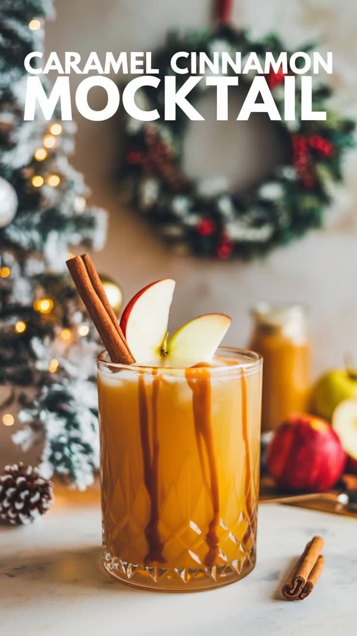 Caramel Cinnamon Mocktail