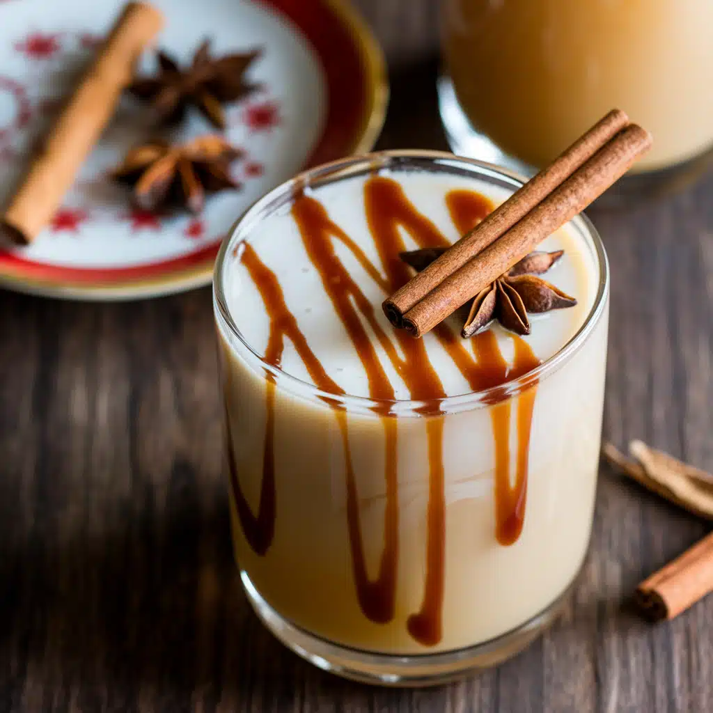 Caramel Eggnog Mocktail