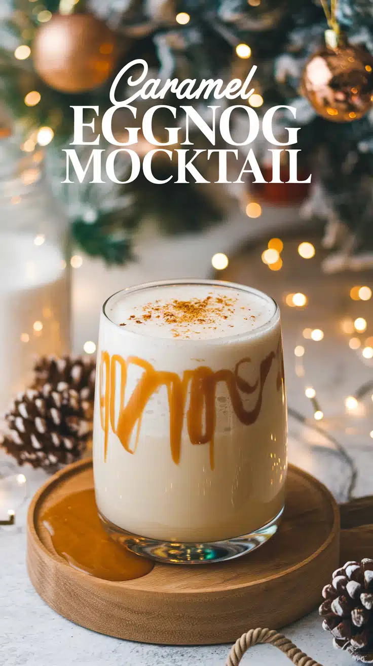 Caramel Eggnog Mocktail