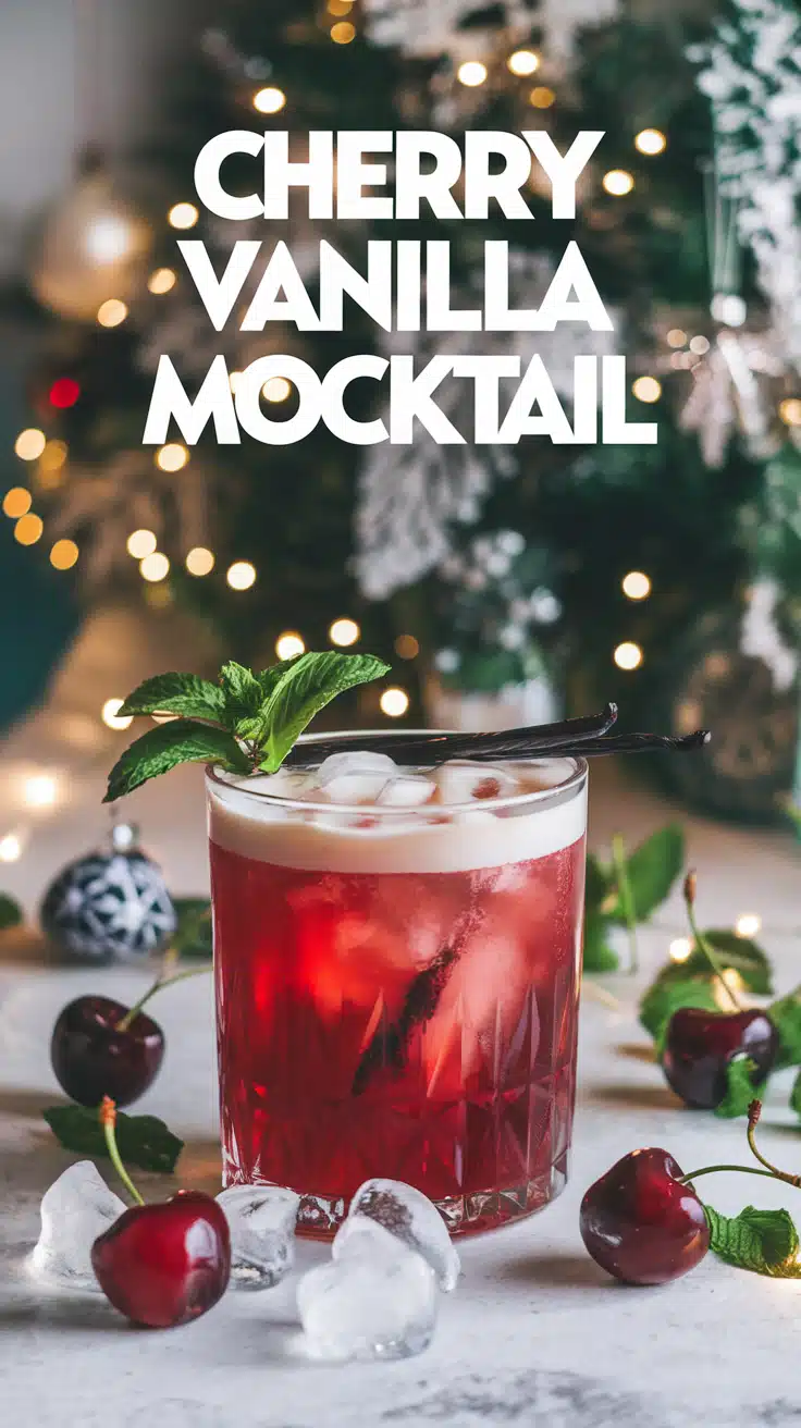 Cherry Vanilla Mocktail