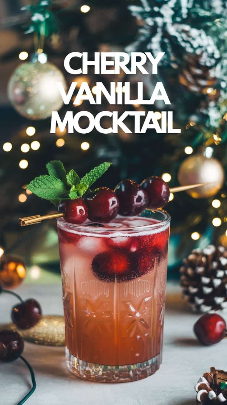 Cherry Vanilla Mocktail