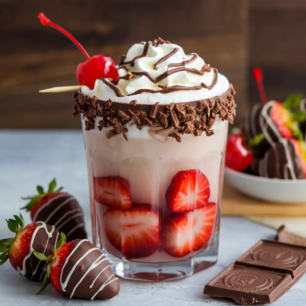 Chocolate-Covered Strawberry Mocktail