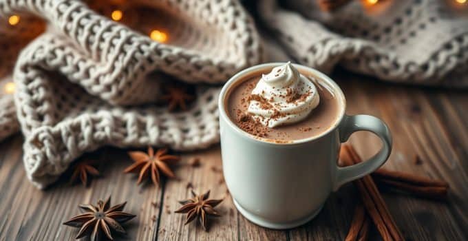 Cinnamon Hot Chocolate Mocktail