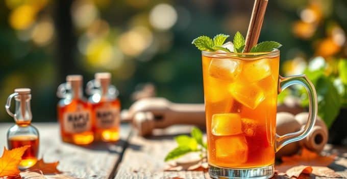 Cinnamon Maple Mule Mocktail