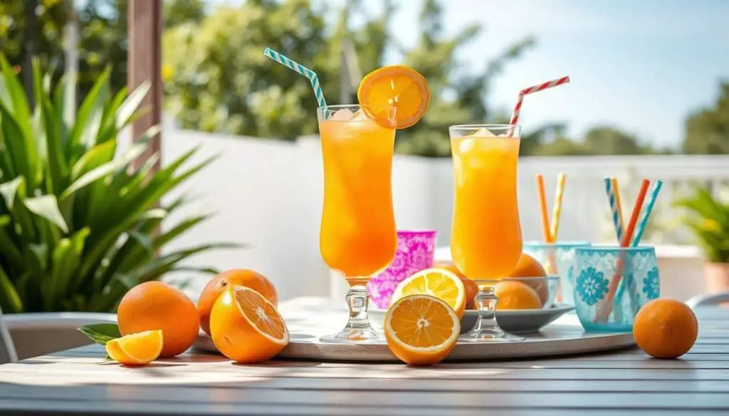 Citrus mocktail occasions