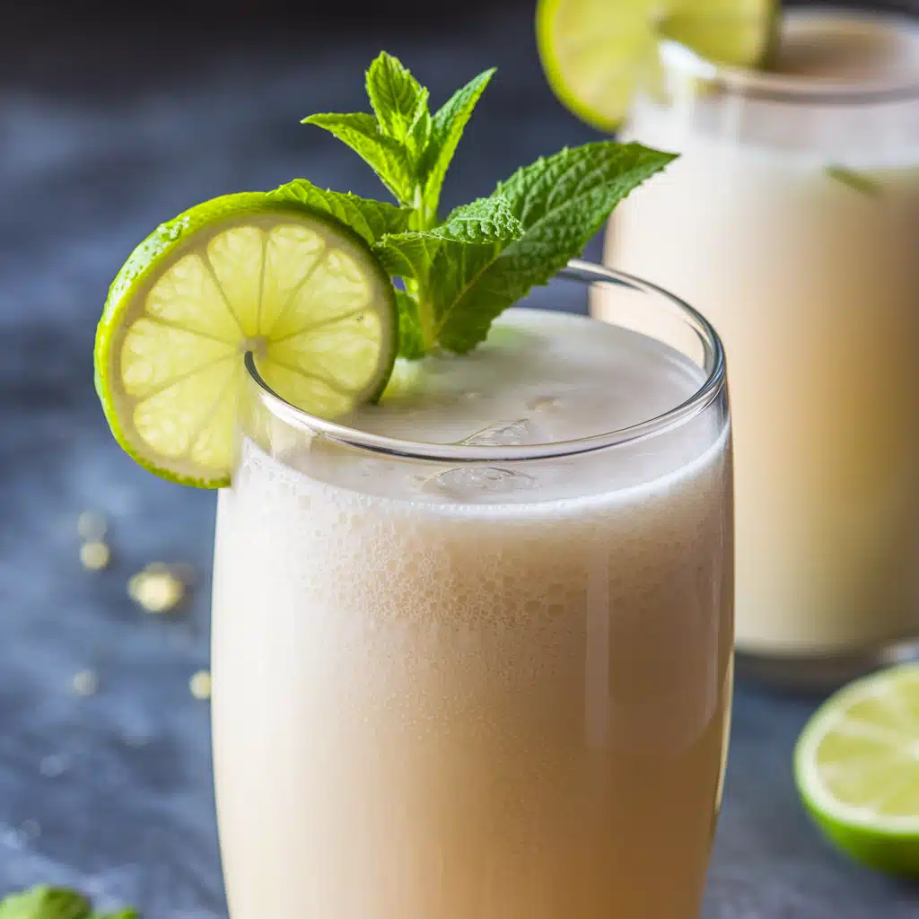 Coconut Lime Fizz Mocktail