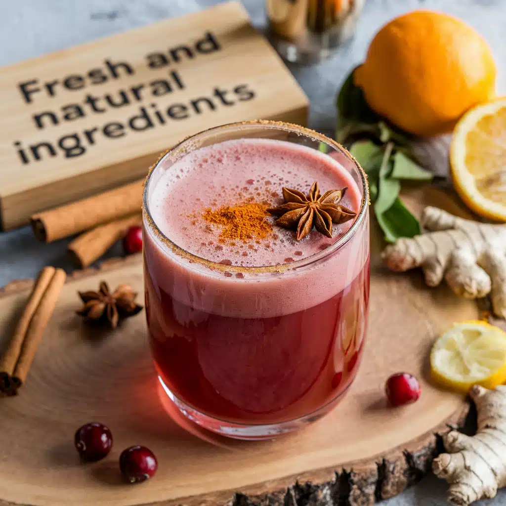 Cranberry Maple Spice Mocktail