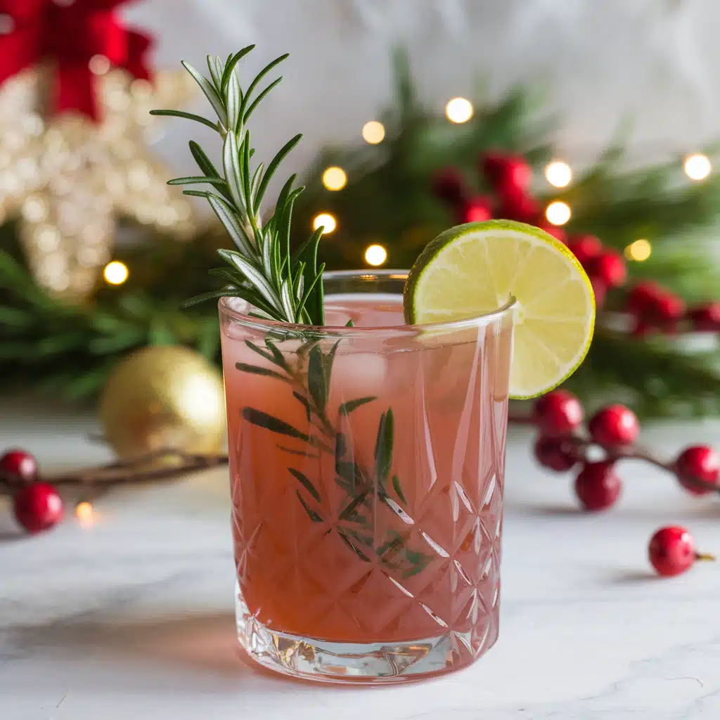 Cranberry Sprig Mocktail