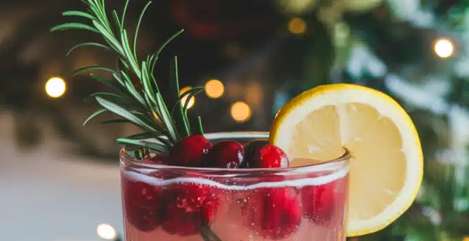 Cranberry Sprig Mocktail