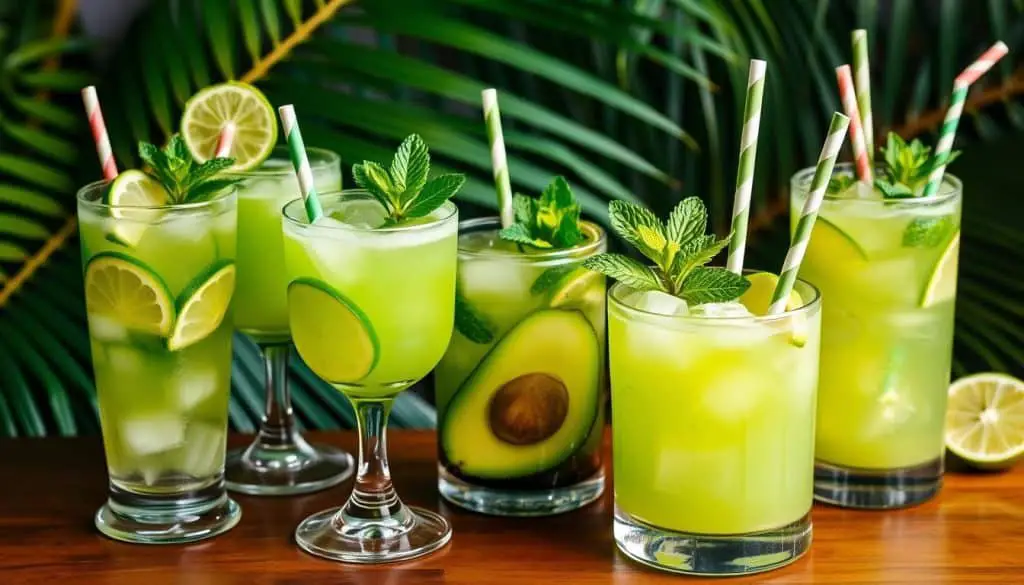 Creative Mocktails with Avocado Lime