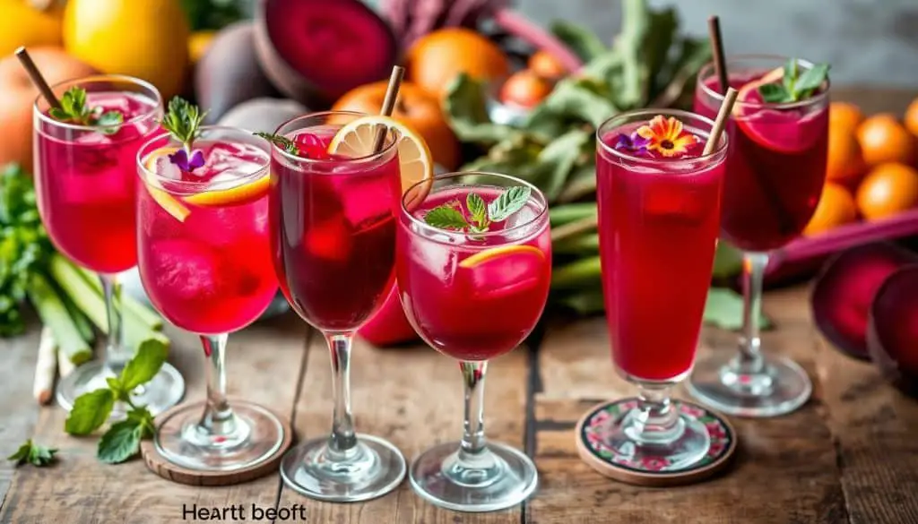 Creative Variations for Heart Beet Mocktail