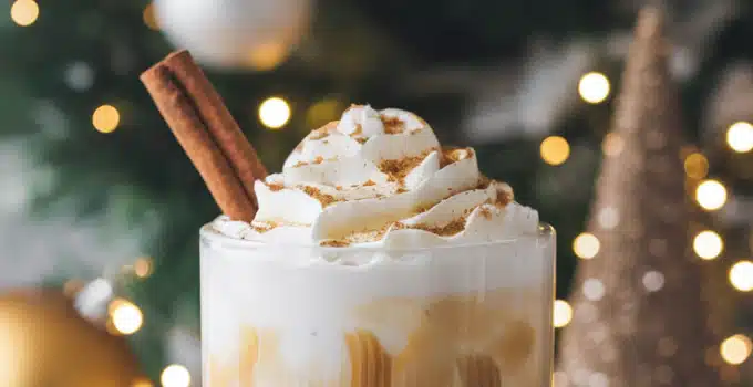 Eggnog Chai Mocktail