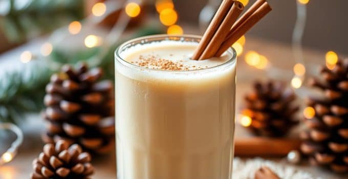 Eggnog Chai Mocktail