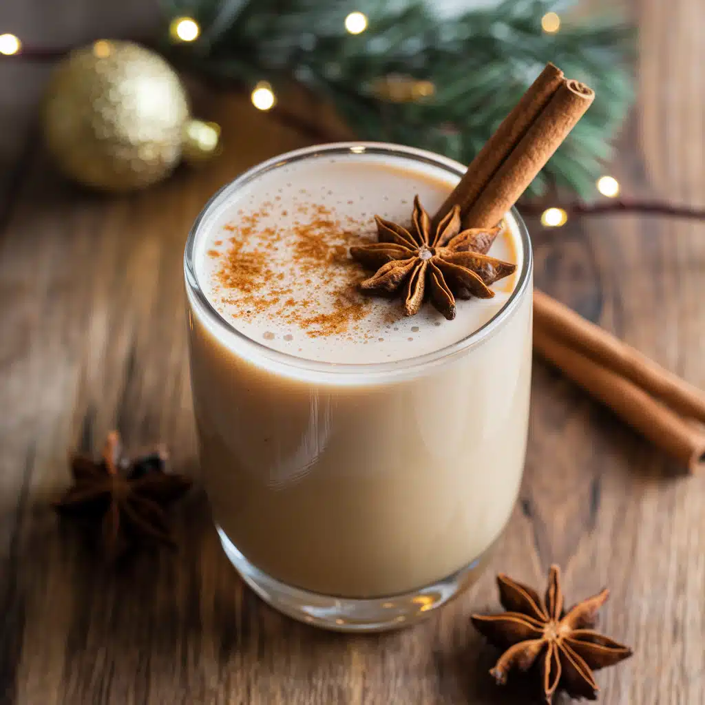 Eggnog Chai Mocktail