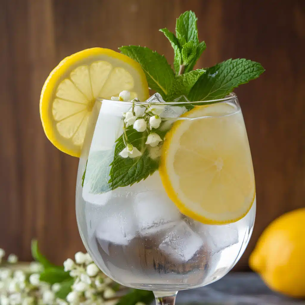 Elderflower Spritz Mocktail