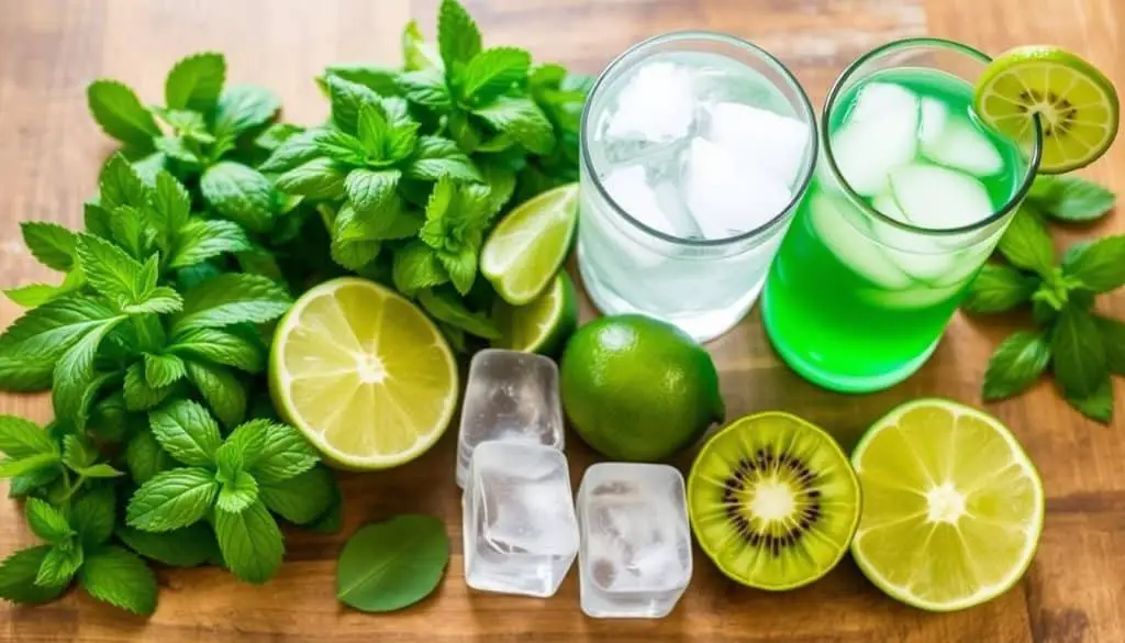 Emerald Isle Mocktail ingredients