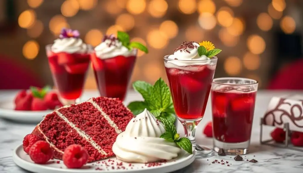 Flavor pairings for Red Velvet Mocktail