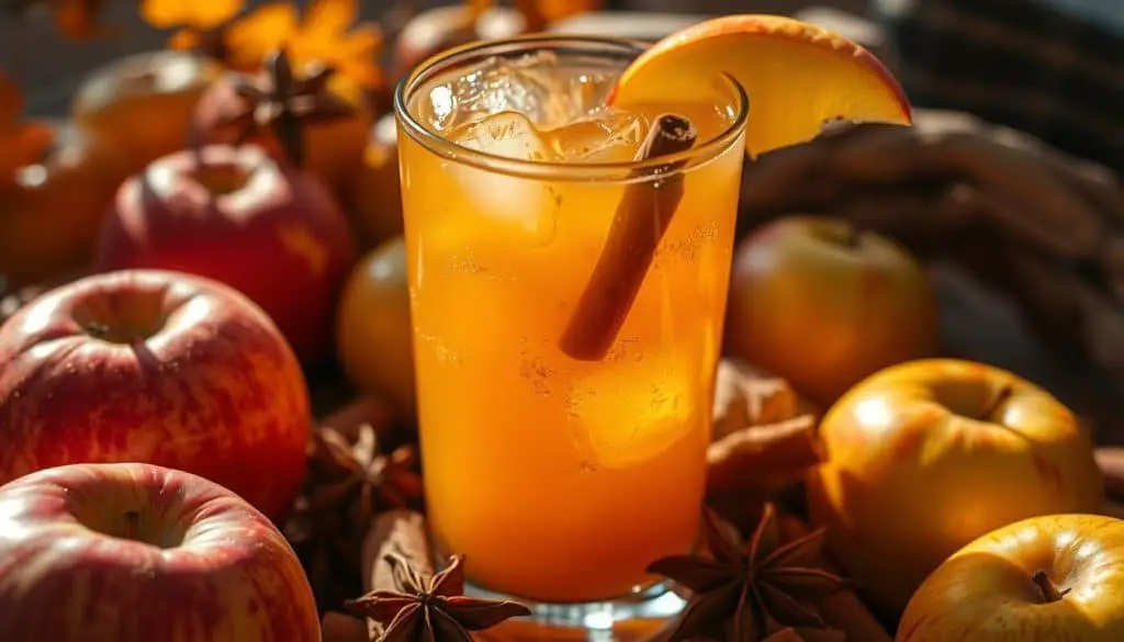 Flavor profile of apple cider punch mocktail