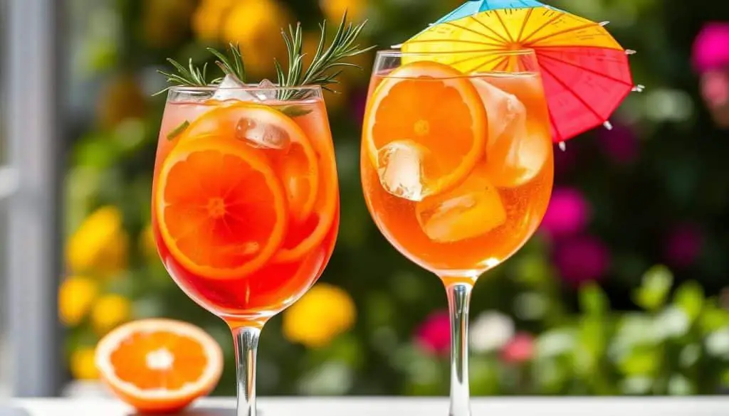 Flavor profile of the Virgin Aperol Spritz Mocktail
