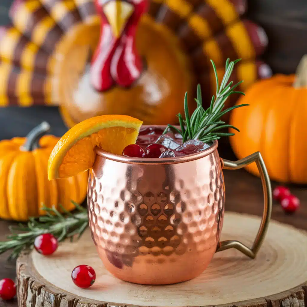 Ginger Cranberry Mule Mocktail