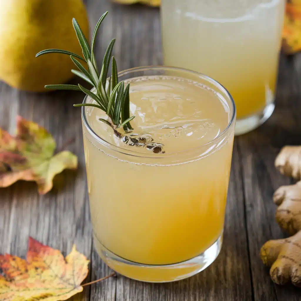 Ginger Pear Mocktail