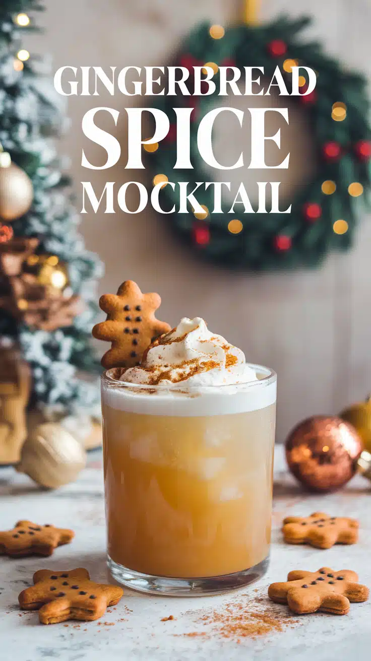 Gingerbread Spice Mocktail