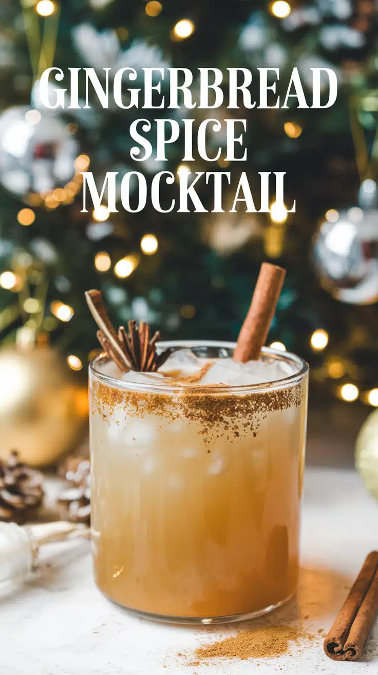 Gingerbread Spice Mocktail