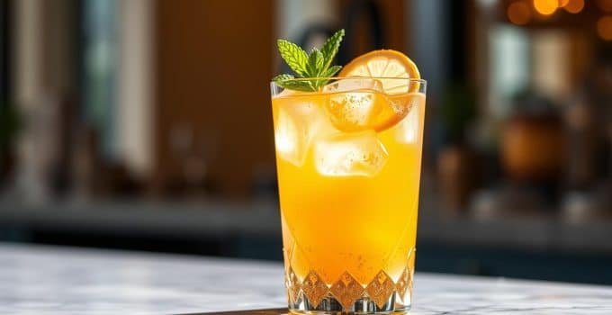 Gold Rush Mocktail