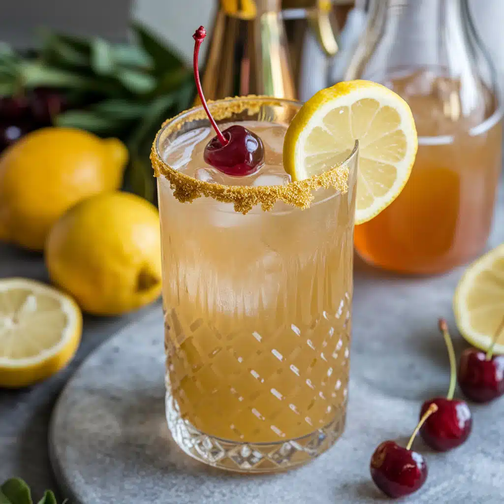 Gold Rush Mocktail