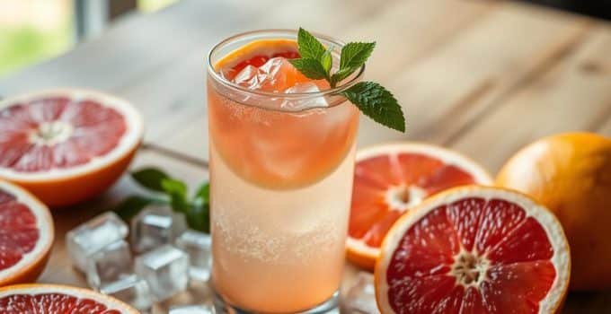 Grapefruit Fizz Mocktail
