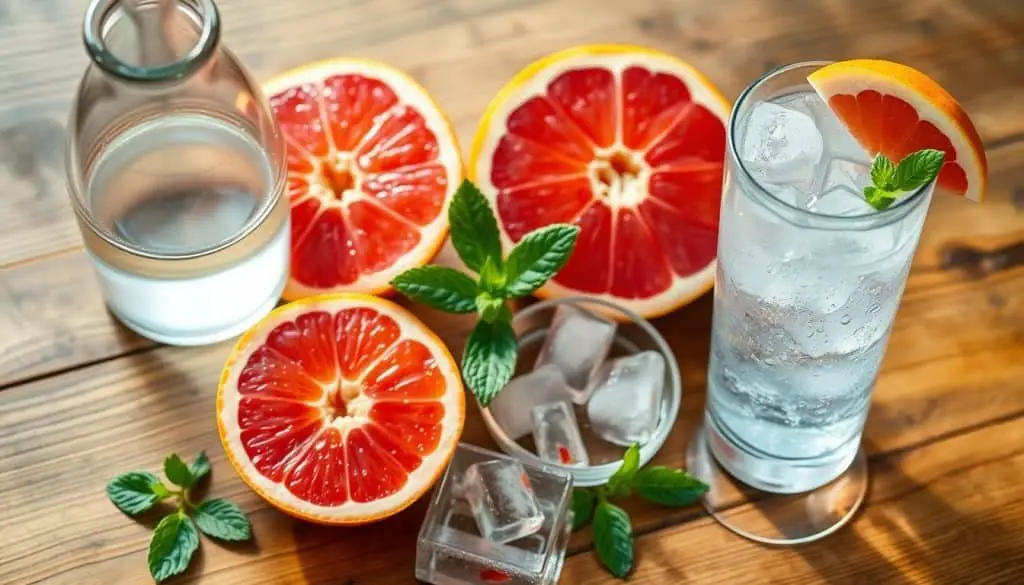 Grapefruit Fizz Mocktail Ingredients