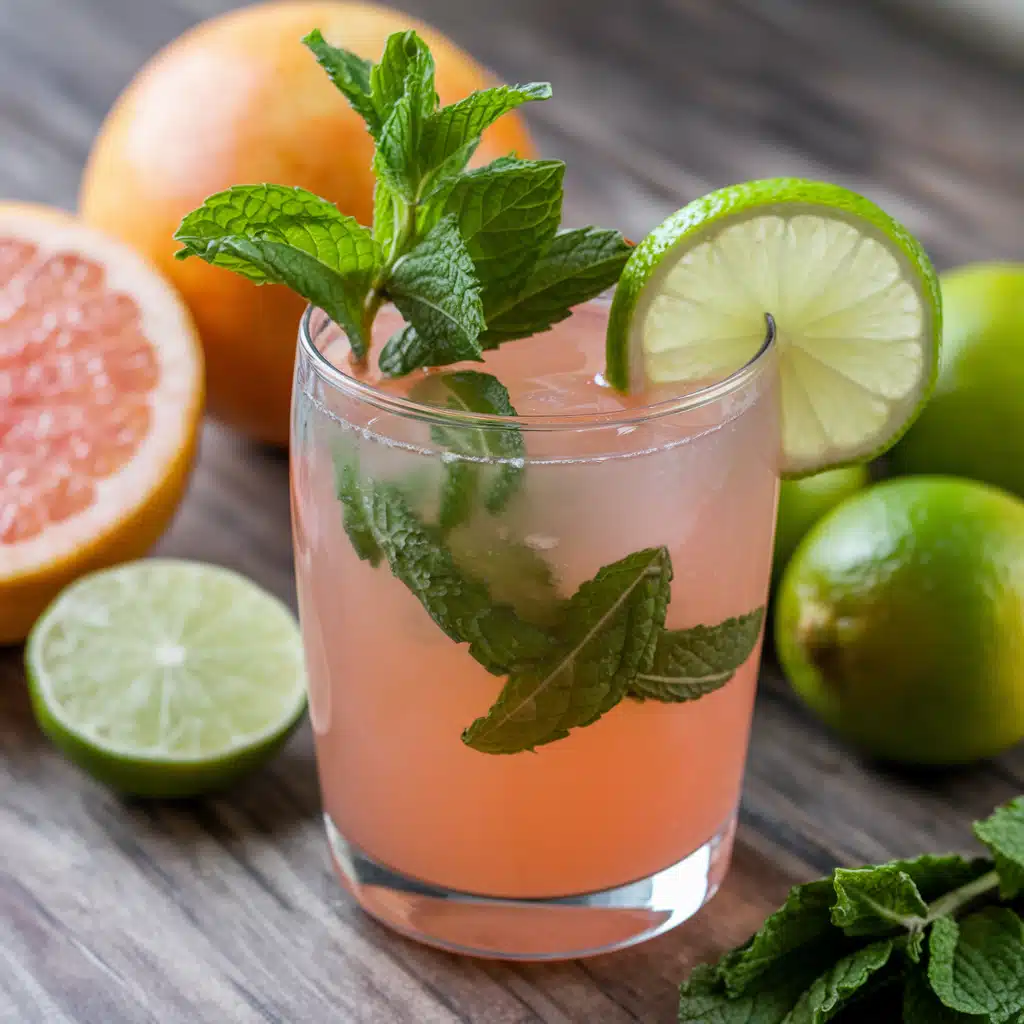 Grapefruit Mint Mocktail