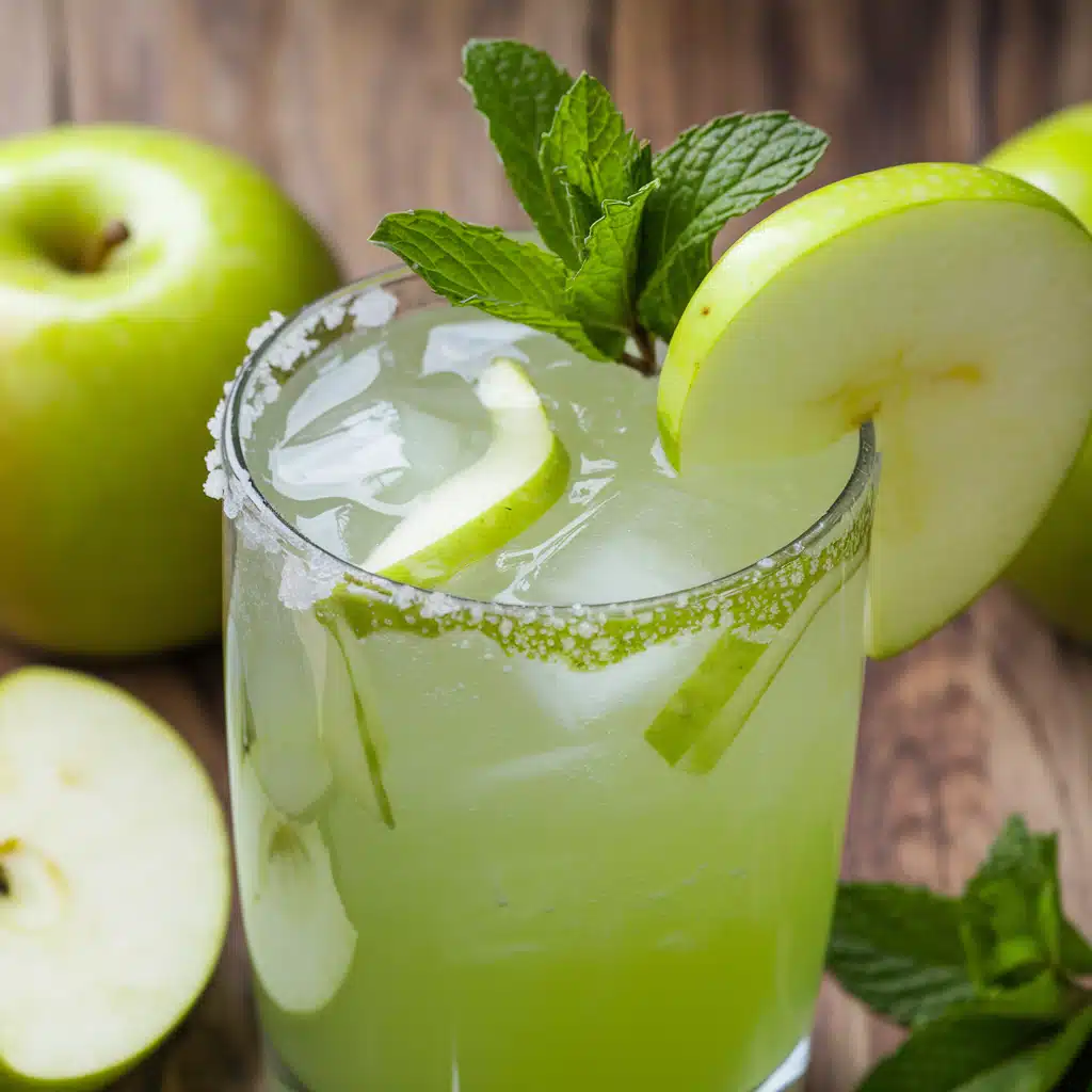 Green Apple Fizz Mocktail