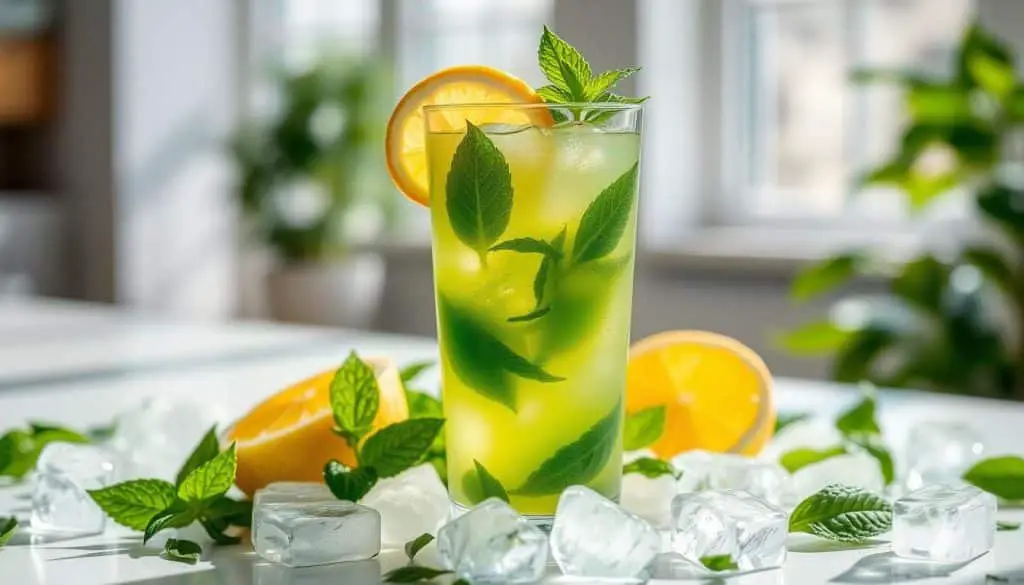 Green Tea Spritz Mocktail