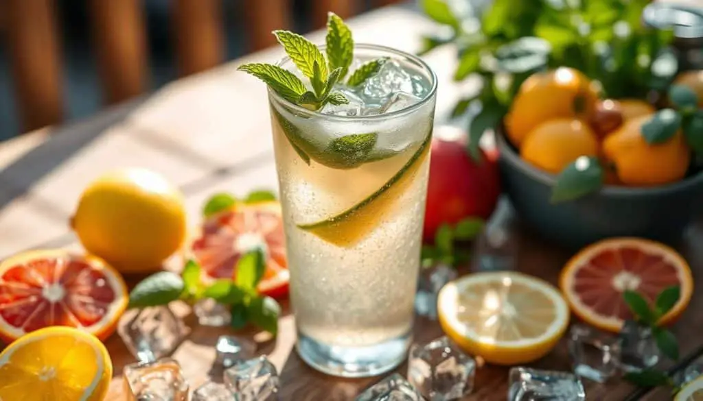 Green Tea Spritz Mocktail