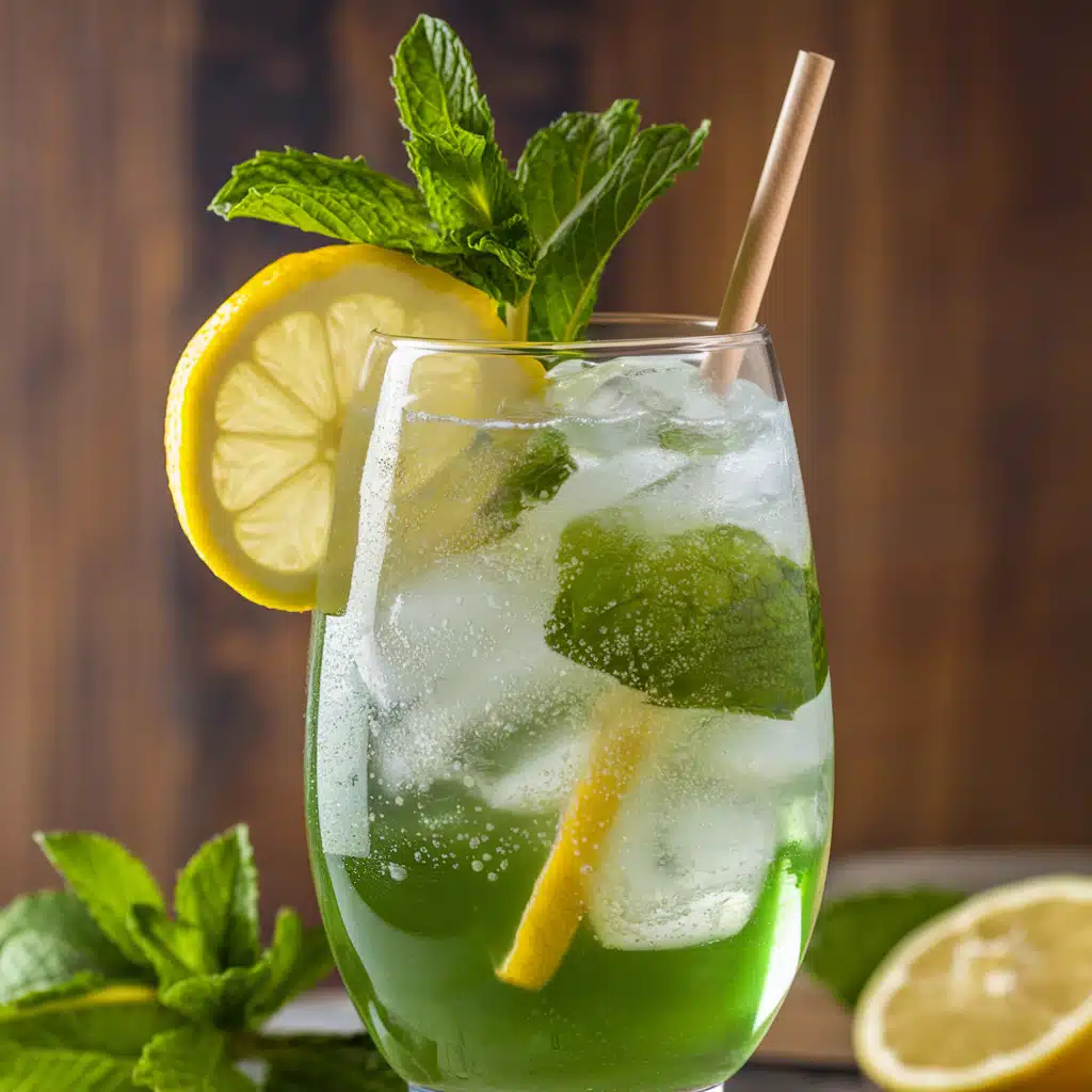 Green Tea Spritz Mocktail