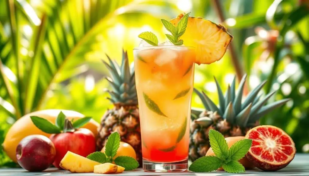 Health Benefits of Pineapple and Mint