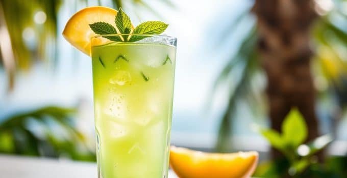 Honeydew Mint Mocktail