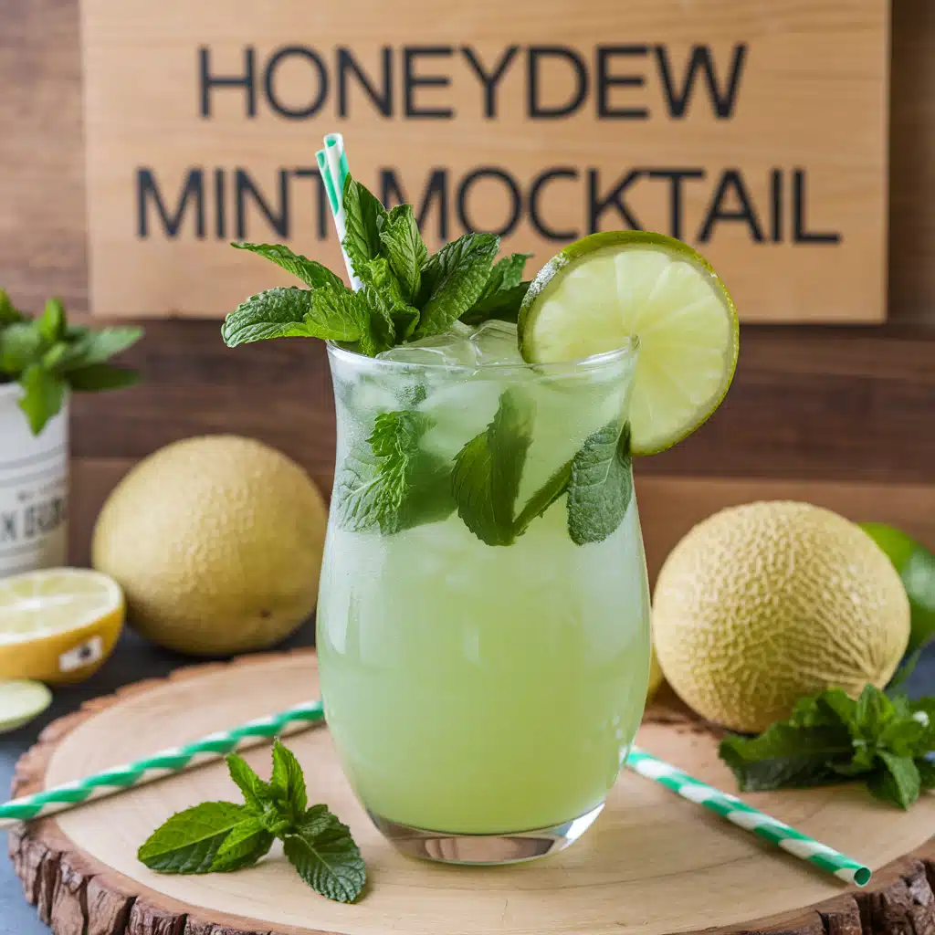 Honeydew Mint Mocktail