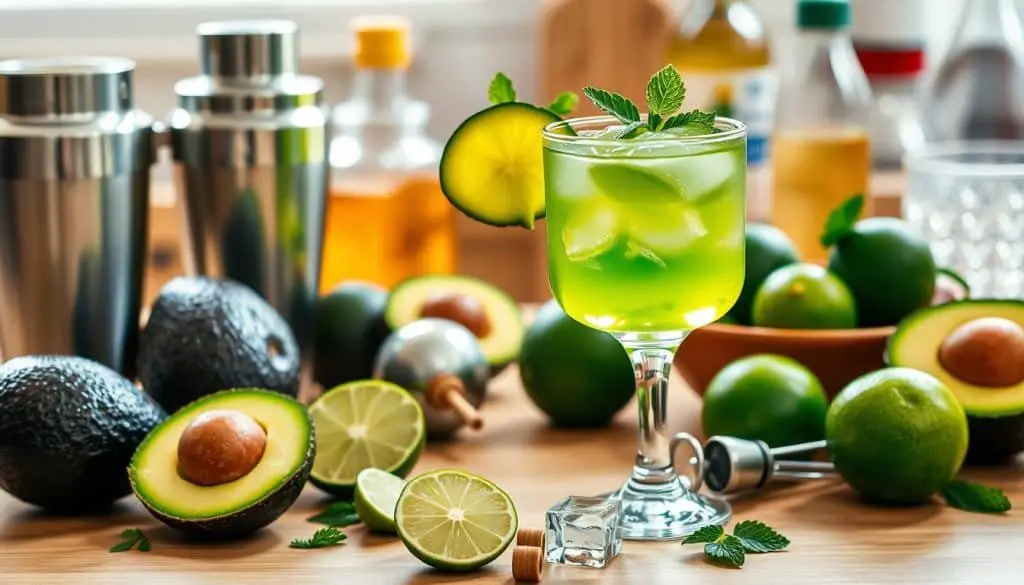 How to make an Avocado Lime Mocktail