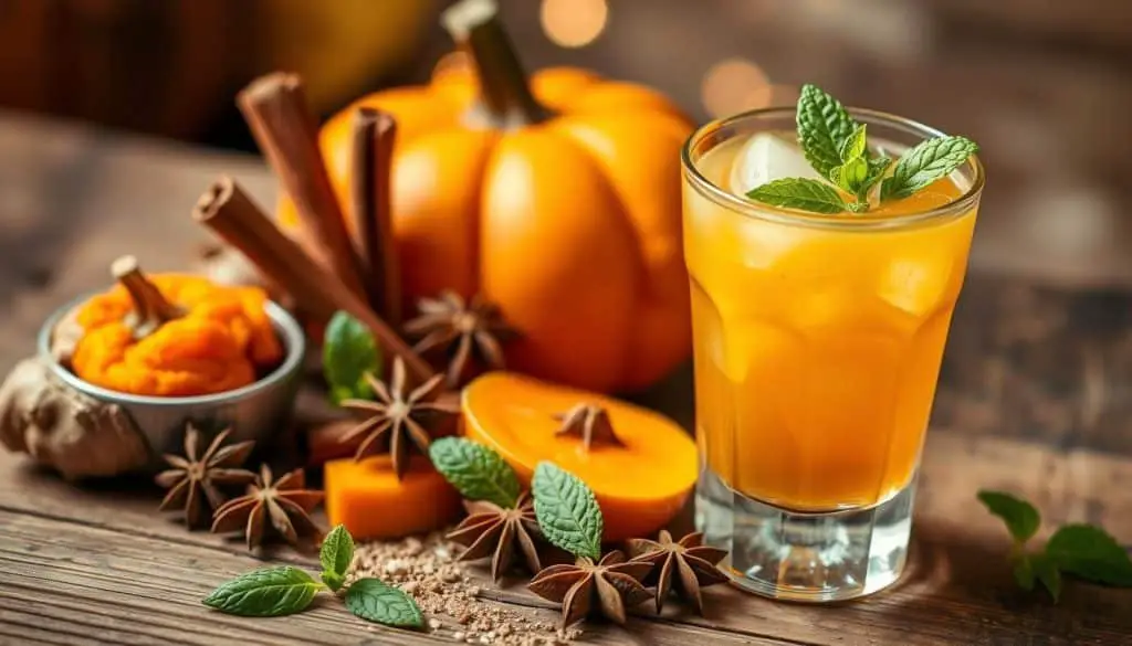 Key Ingredients for Spiced Pumpkin Mocktail
